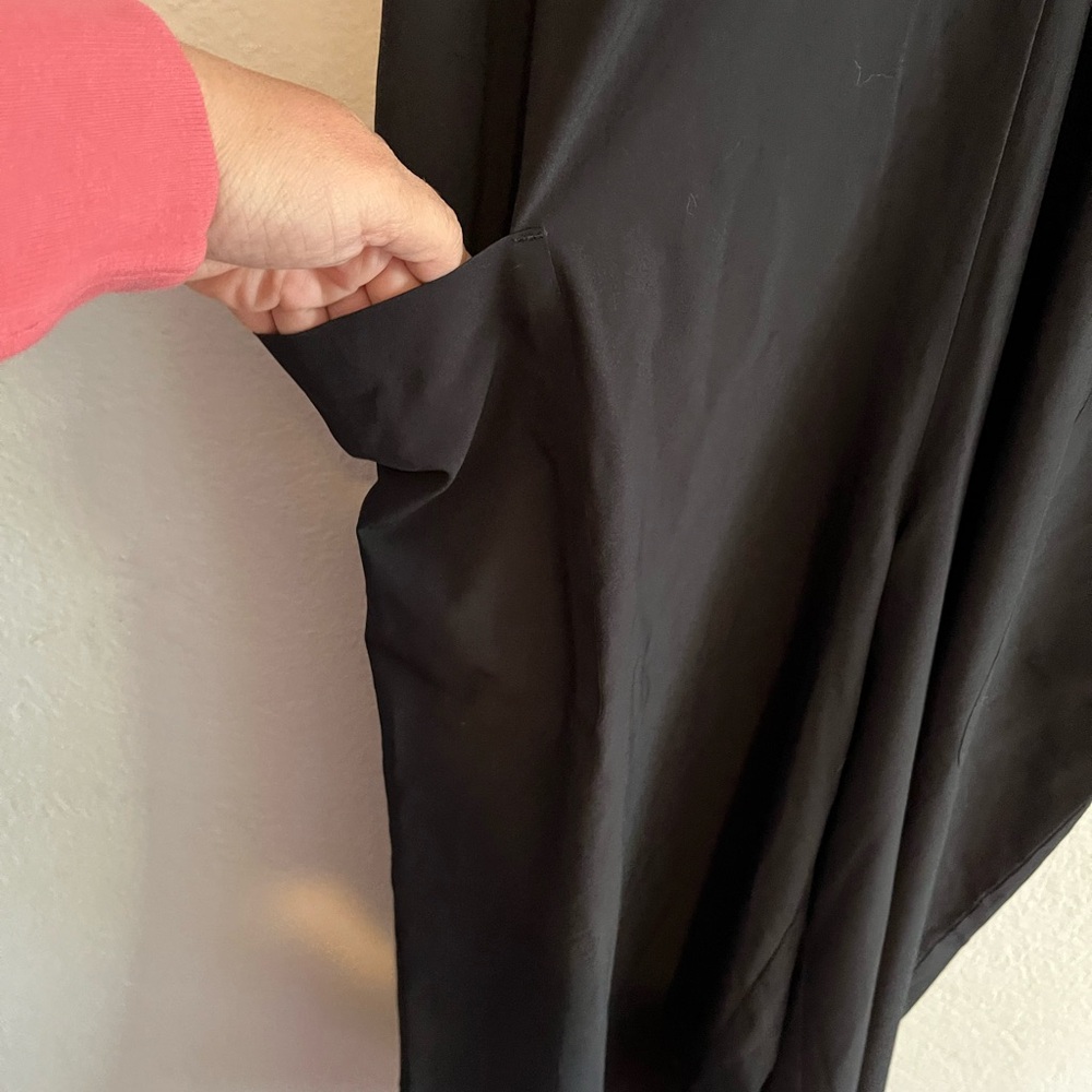 Athleta Womens Black Belted Sleeveless Wide Leg Sarasota Jumpsuit Sz XS - Picture 5 of 9